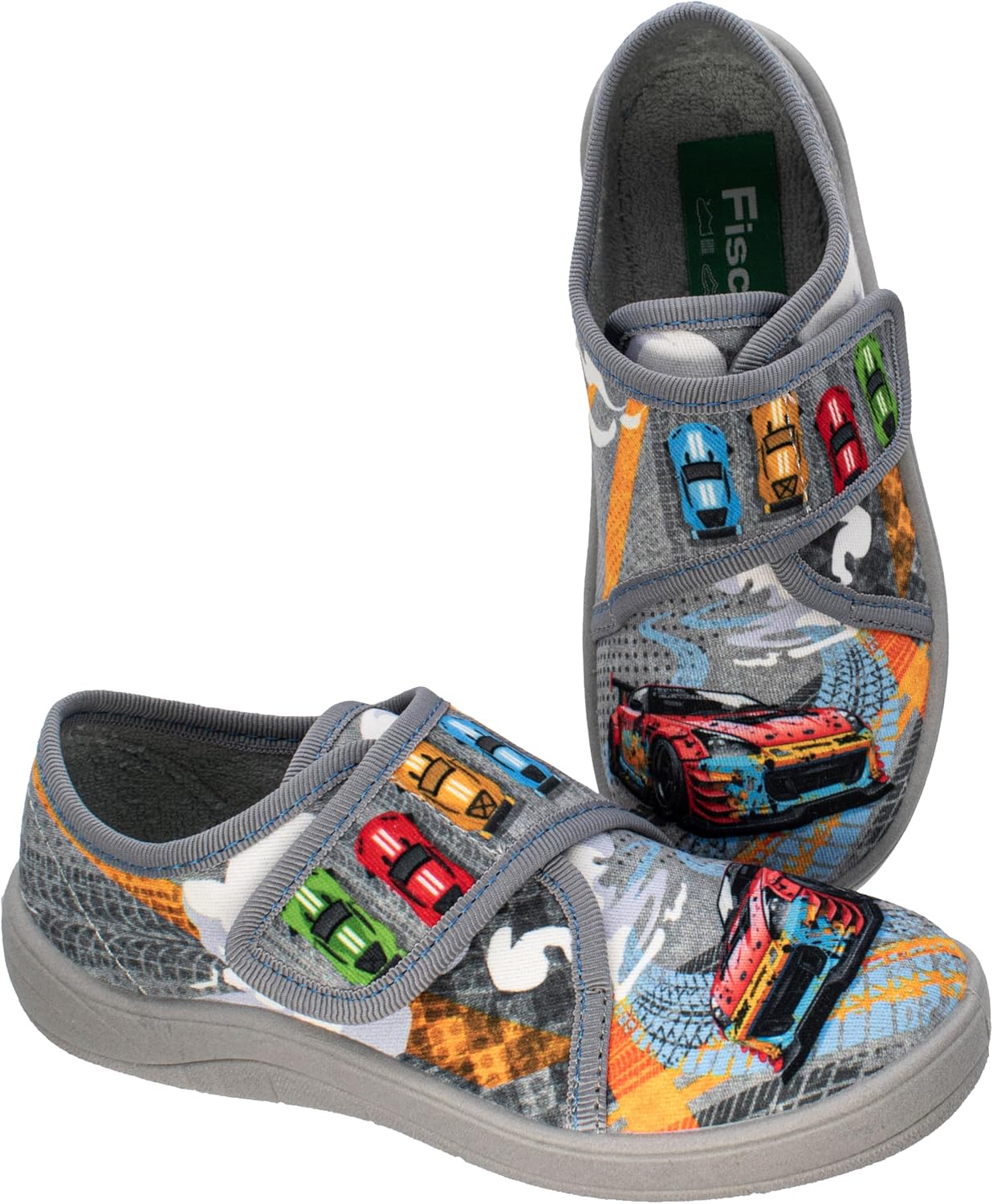 Thumbnail 6 de Fischer Markenschuh Jungen TimHausschuh – Kinderschuh mit Rennwagen-Design