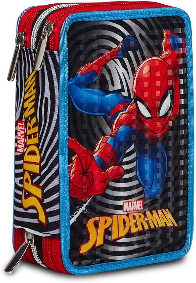 Detalle de Seven Trousse 3 Zip Spider-Man The Greatest Heroe – Multicolore, avec crayons et feutres