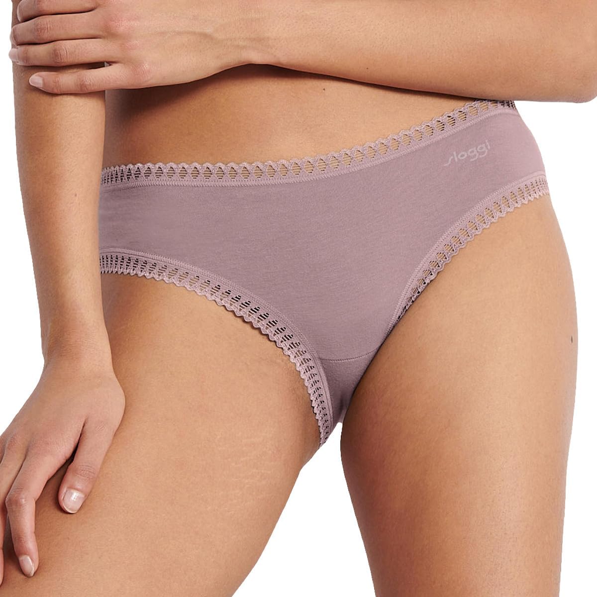 Detalle de Sloggi GO Crush Hipster C3P pour femme en coton – culotte hipster confortable