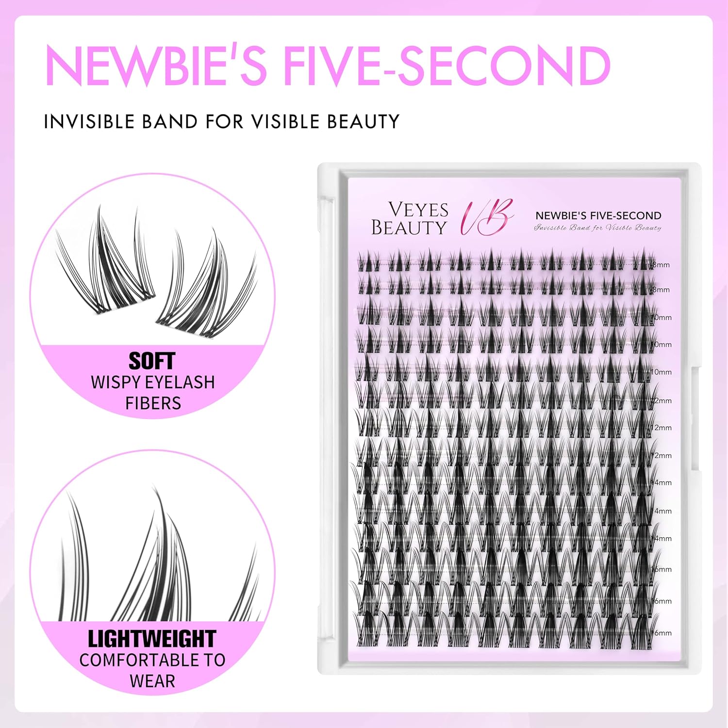 Thumbnail 1 de VEYESBEAUTY Wimpern Extensions 8–18 mm falsche Wimpern 👁