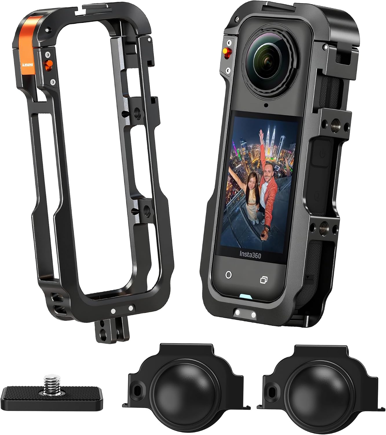 Detalle de AMAZEAR Insta360 X5 metal protective case 1