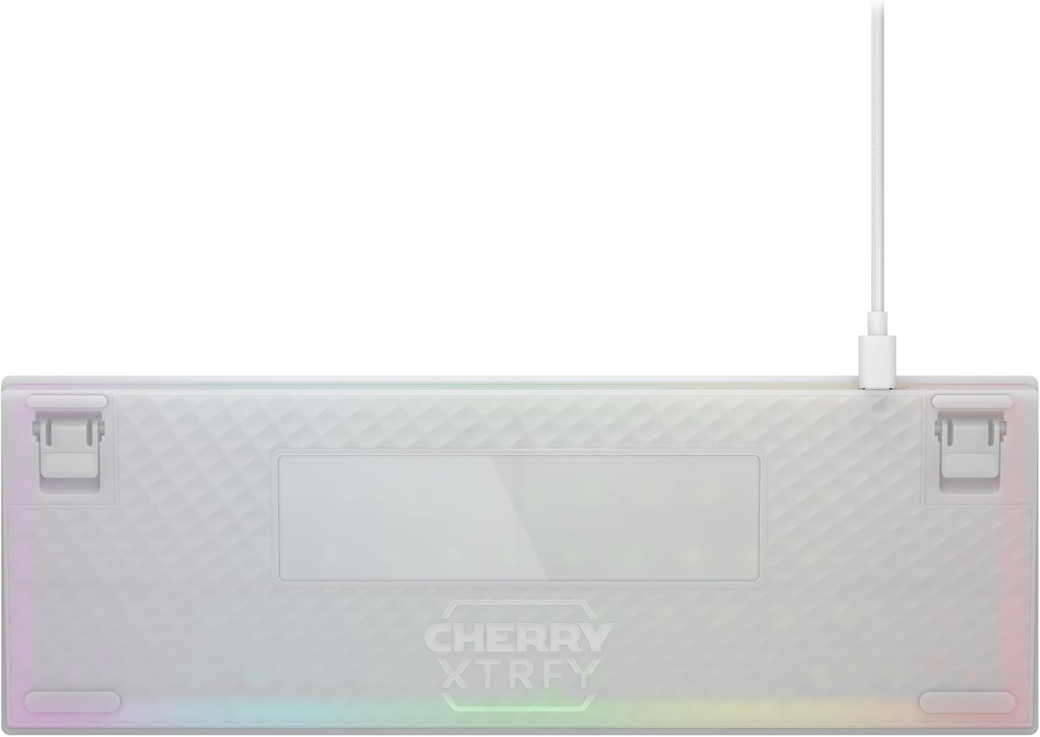 Detalle de CHERRY XTRFY K5V2 Compact – klawiatura 65% AZERTY, hot-swap, MX2A RED