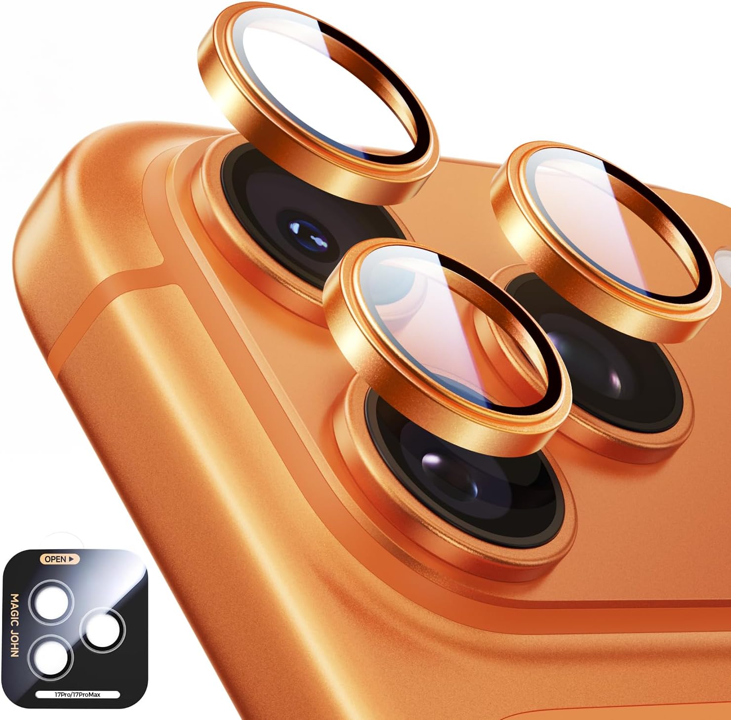 MAGIC JOHN iPhone 17 Pro Max Lens Protector 9H