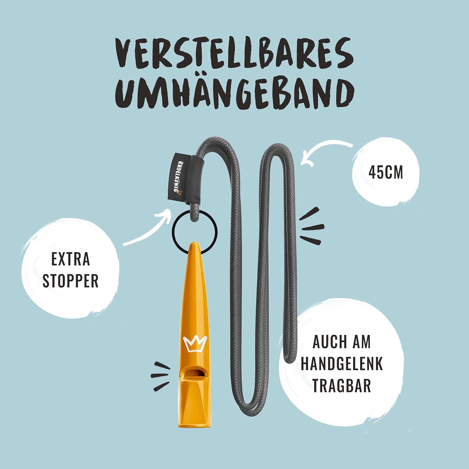 Thumbnail 2 de Rudelkönig Hundepfeife Rückruf