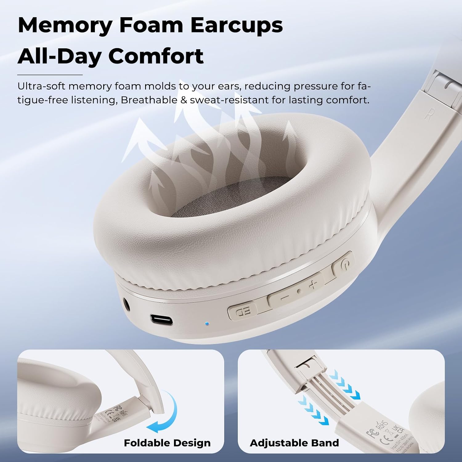 Thumbnail 4 de DOREAMO Wireless Over-Ear Headphones
