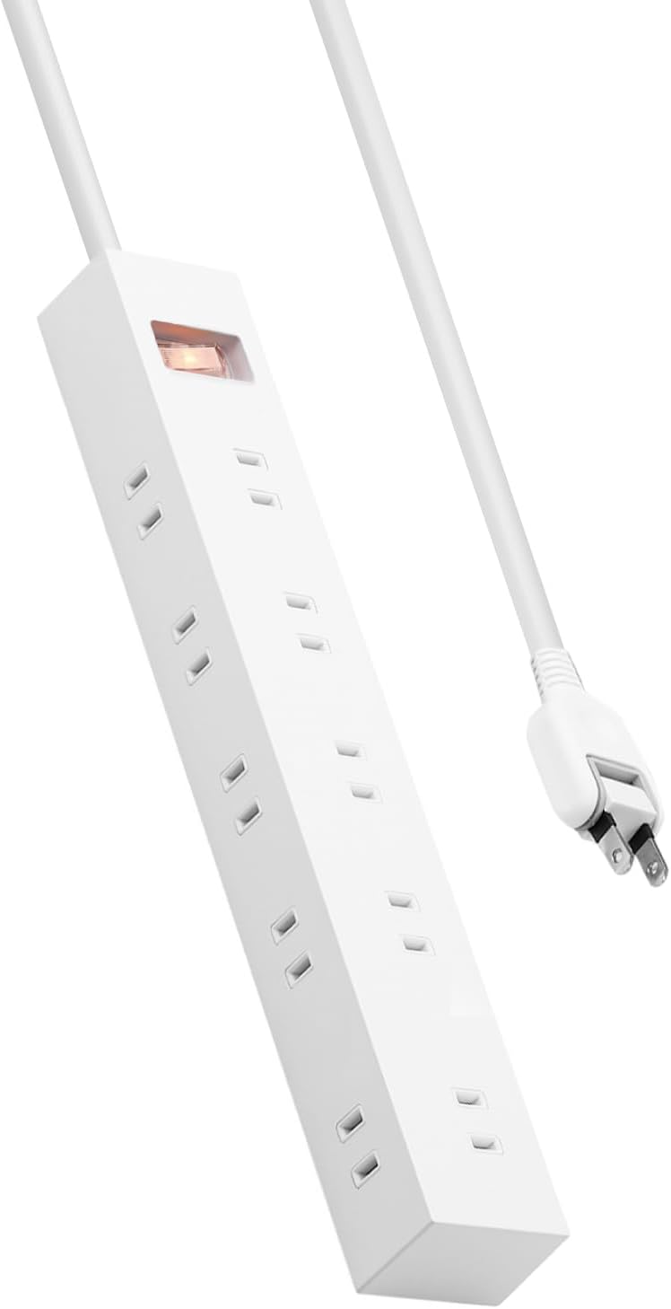 Detalle de エレコム ECT-1510WH 電源タップ 10個口 雷ガード・マグネット・ほこりシャッター付き