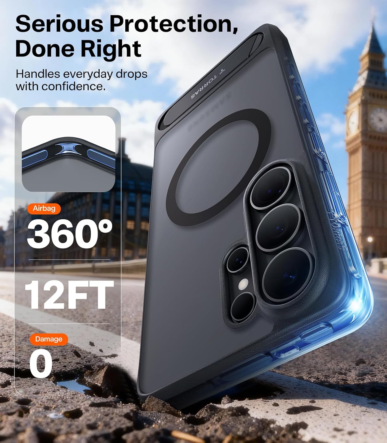 Detalle 2 de TORRAS Ostand L1 Samsung S26 Ultra case