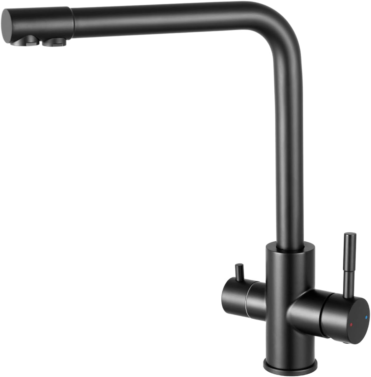 Detalle de Sofetiy Grifo Cocina 3 Vías Nero 360° 320 mm