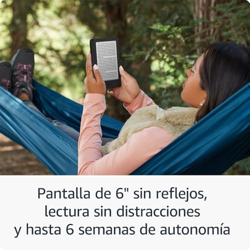 Detalle 2 de Amazon Kindle (última generación) — Kindle más ligero y compacto para lectura sin distracciones
