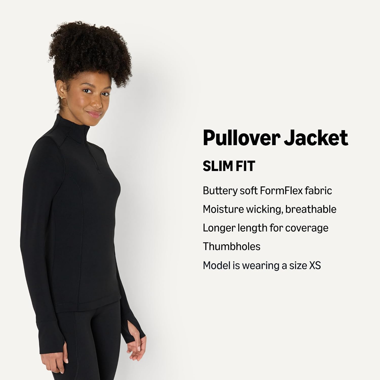 Thumbnail 3 de Amazon Essentials Women's Active FormFlex Buttery Soft Slim Fit Quarter Zip Long Sleeve Pullover Jacket