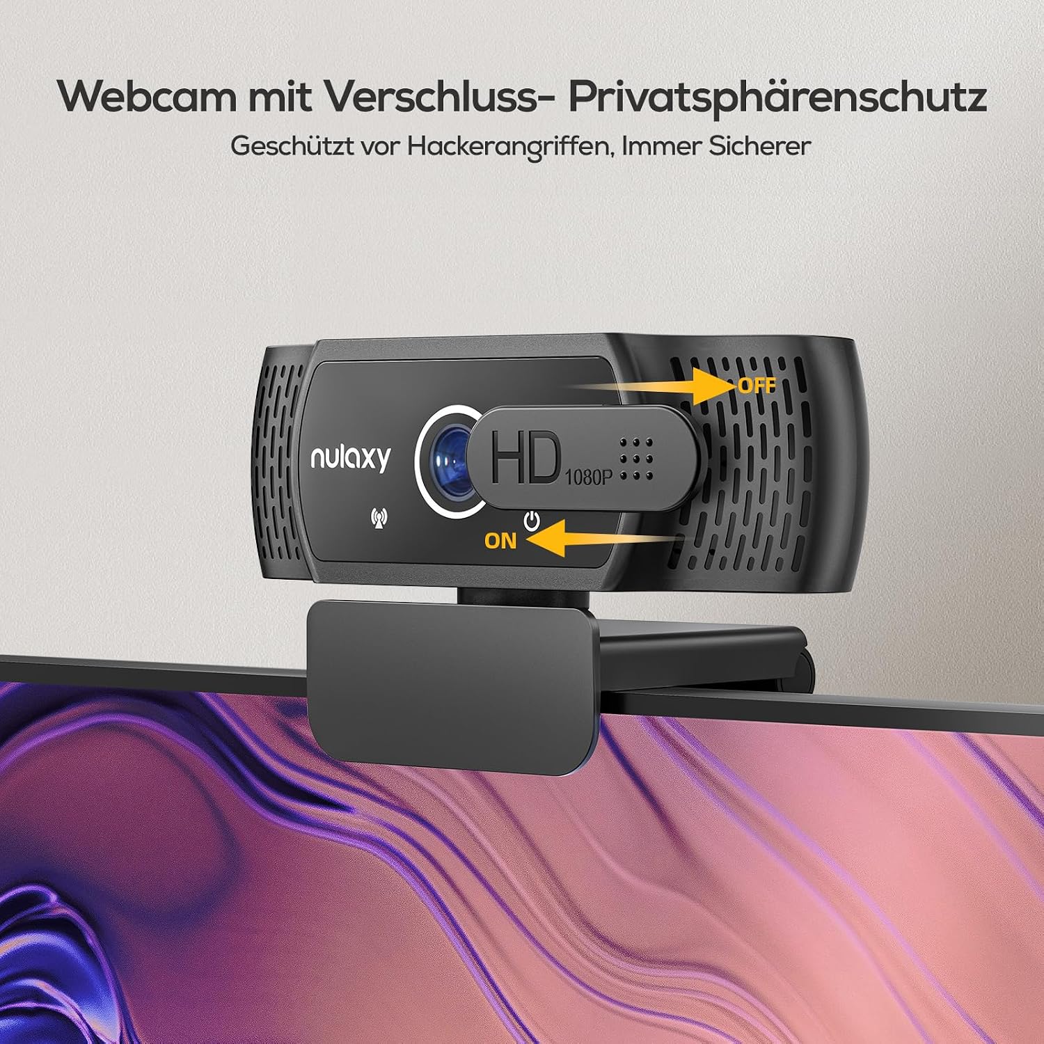 Thumbnail 3 de Nulaxy C900 Webcam mit Mikrofon