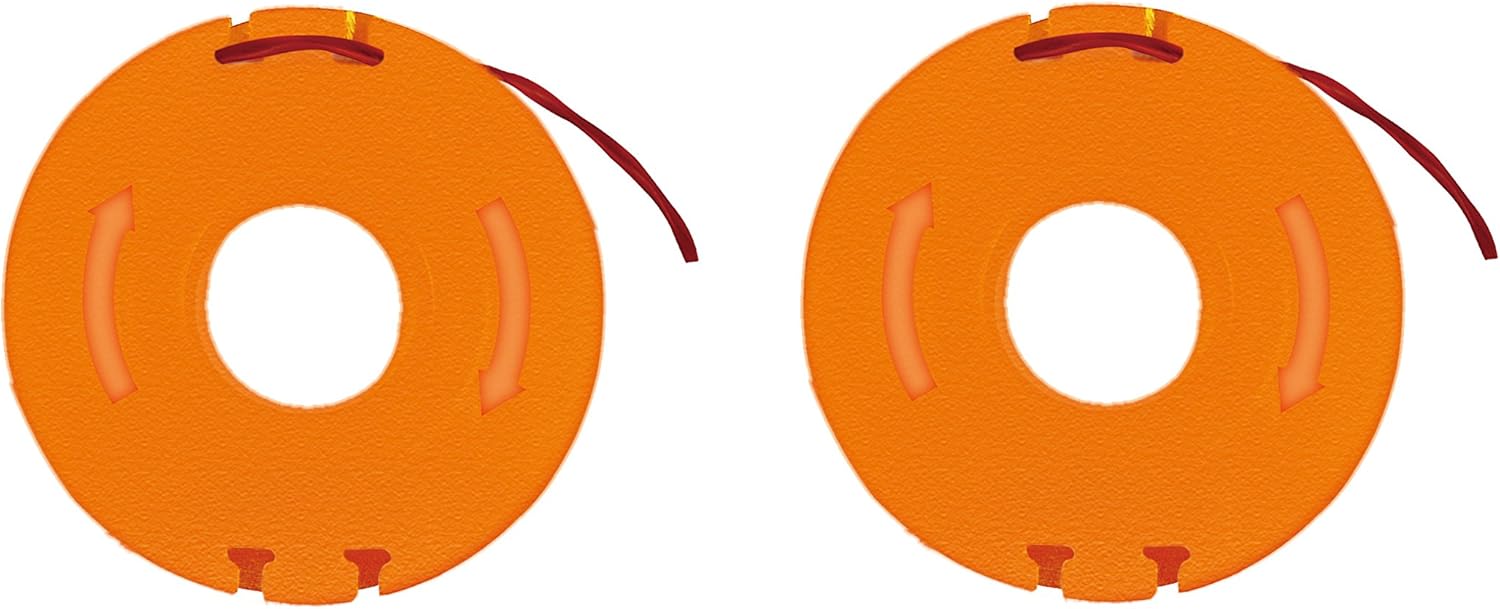 WORX WA0004 replacement spool line twin pack (2 x spools) for Worx grass trimmers