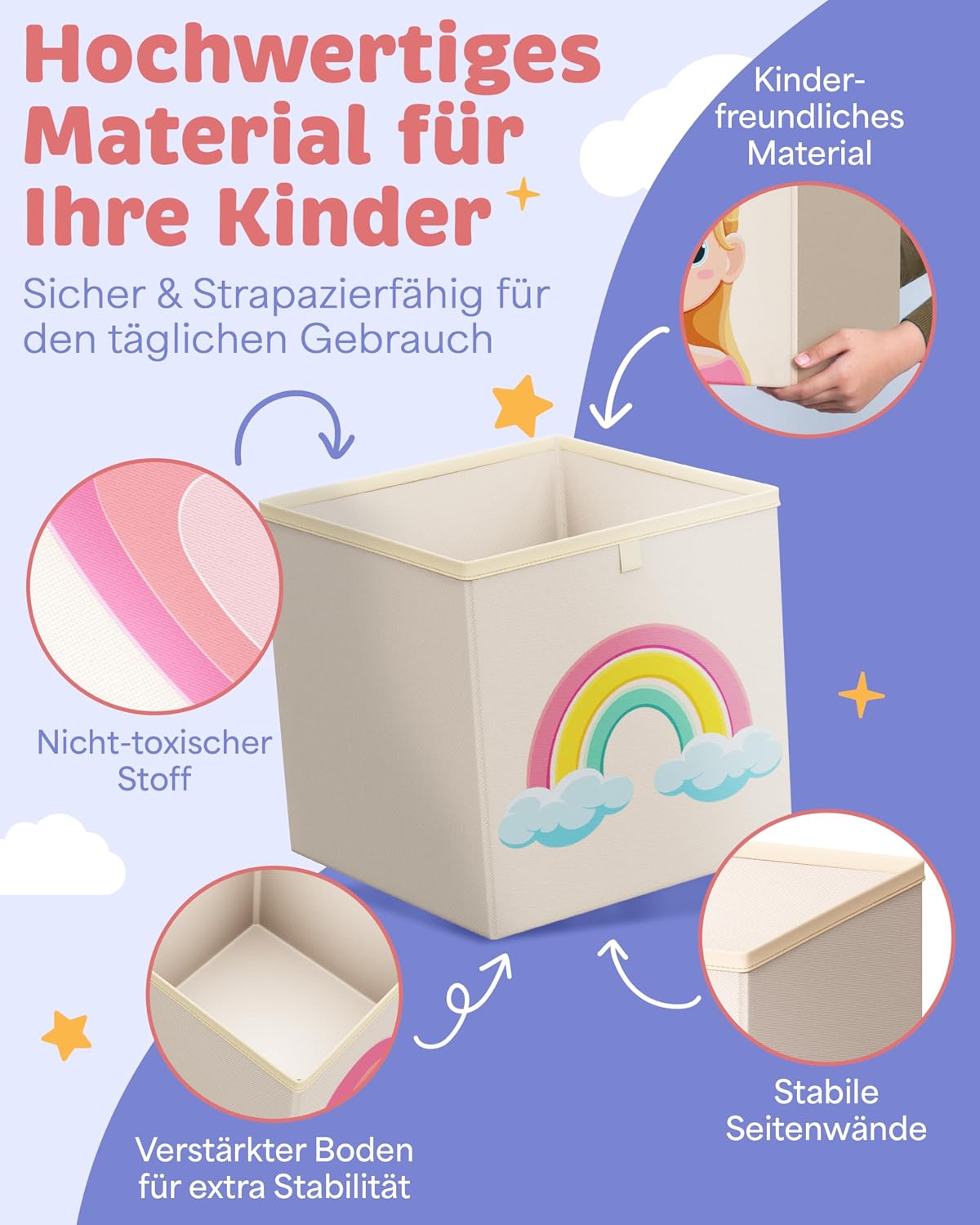 Thumbnail 4 de mookrook Aufbewahrungsboxen Kinderset 4er