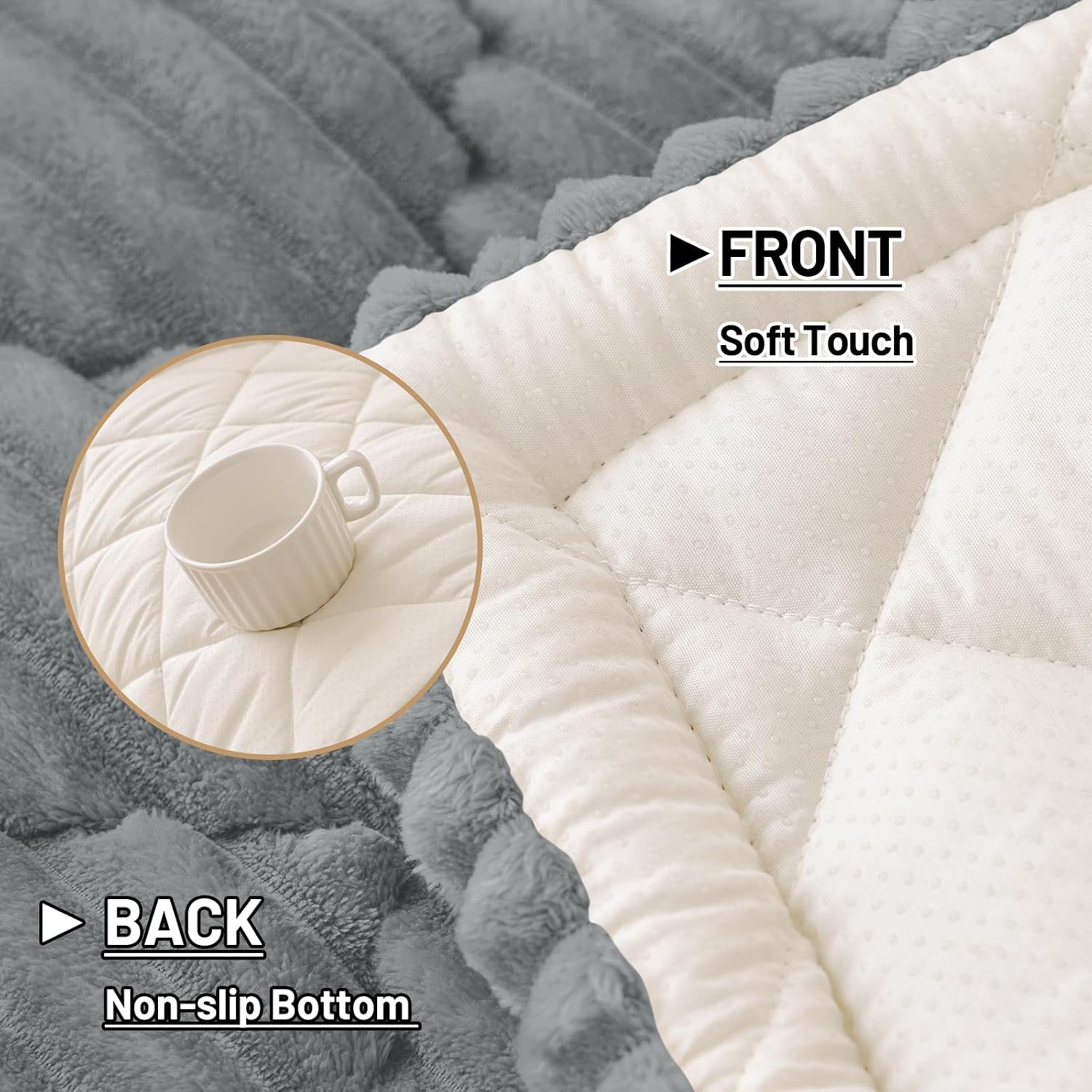 Thumbnail 4 de Smiry Dog Couch Cover, 27.6" x 59