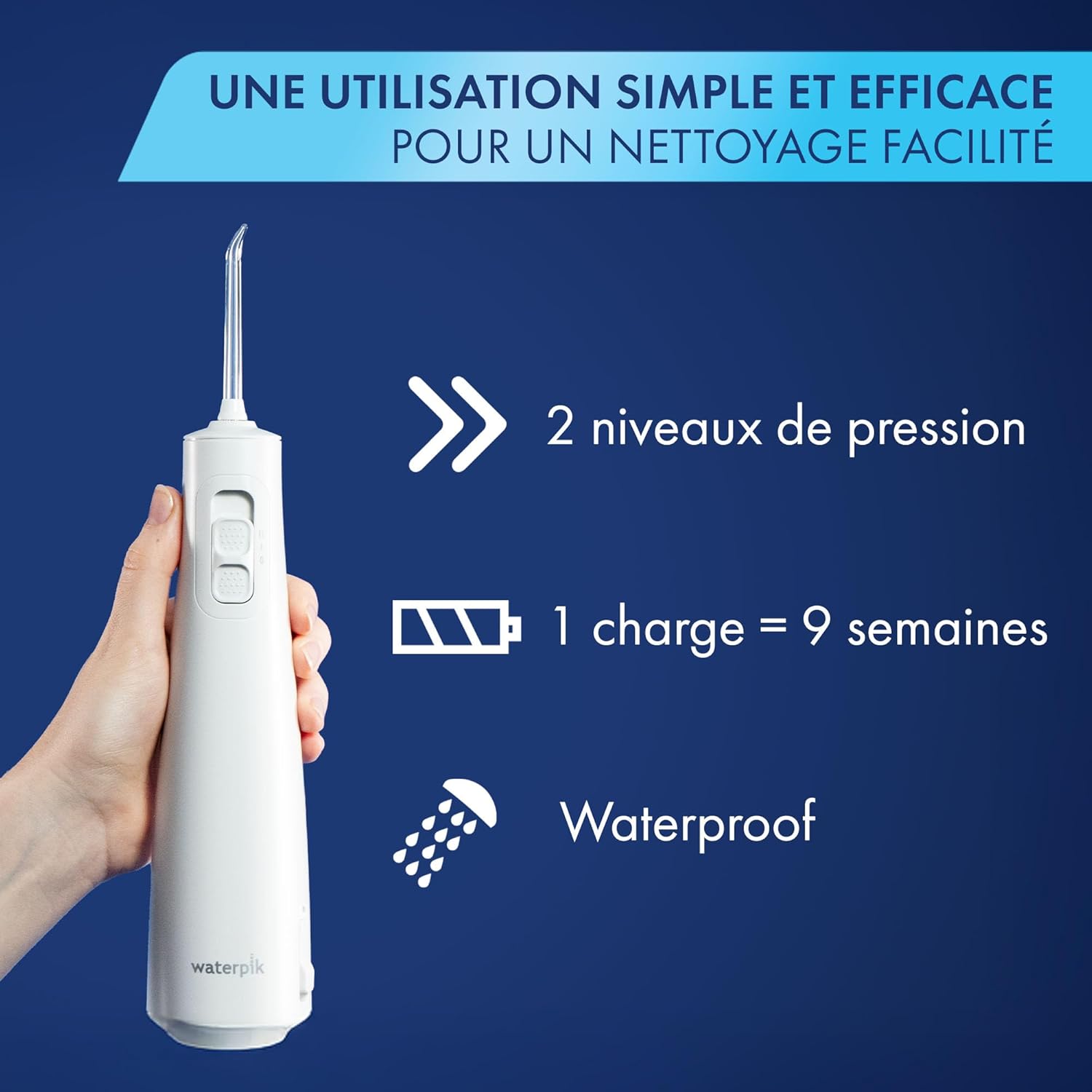 Thumbnail 4 de Waterpik WF-20 Pulse – hydropulseur sans fil pour éliminer la plaque dentaire