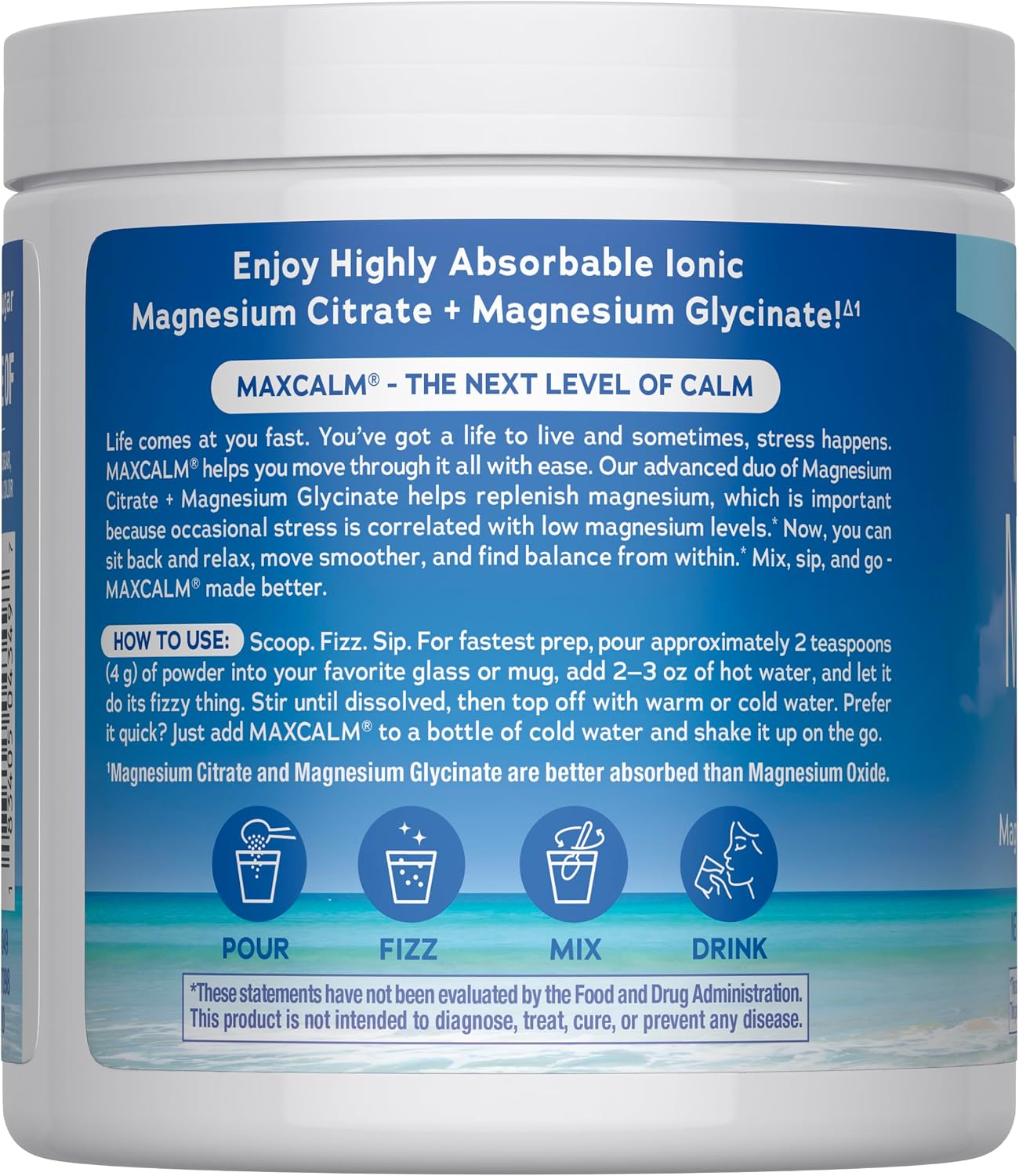 Thumbnail 2 de Natural Vitality Magnesium Powder 8 oz