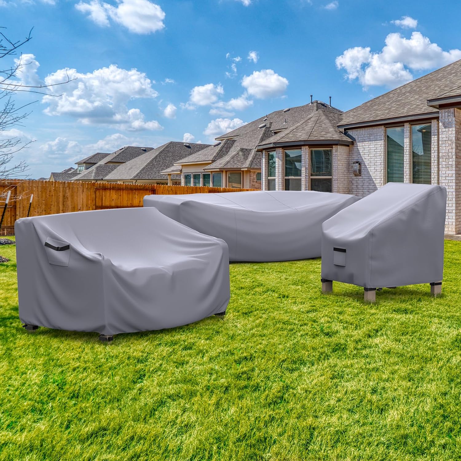 Thumbnail 6 de BROSYDA Patio Furniture Cover 78"L × 62"W × 30"H