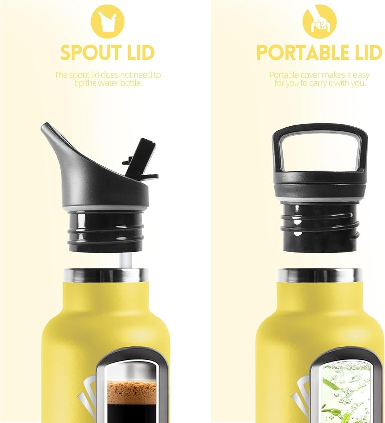 Detalle 2 de HoneyHolly Botella TĂ©rmica 750 ML de Acero Inoxidable đ„€