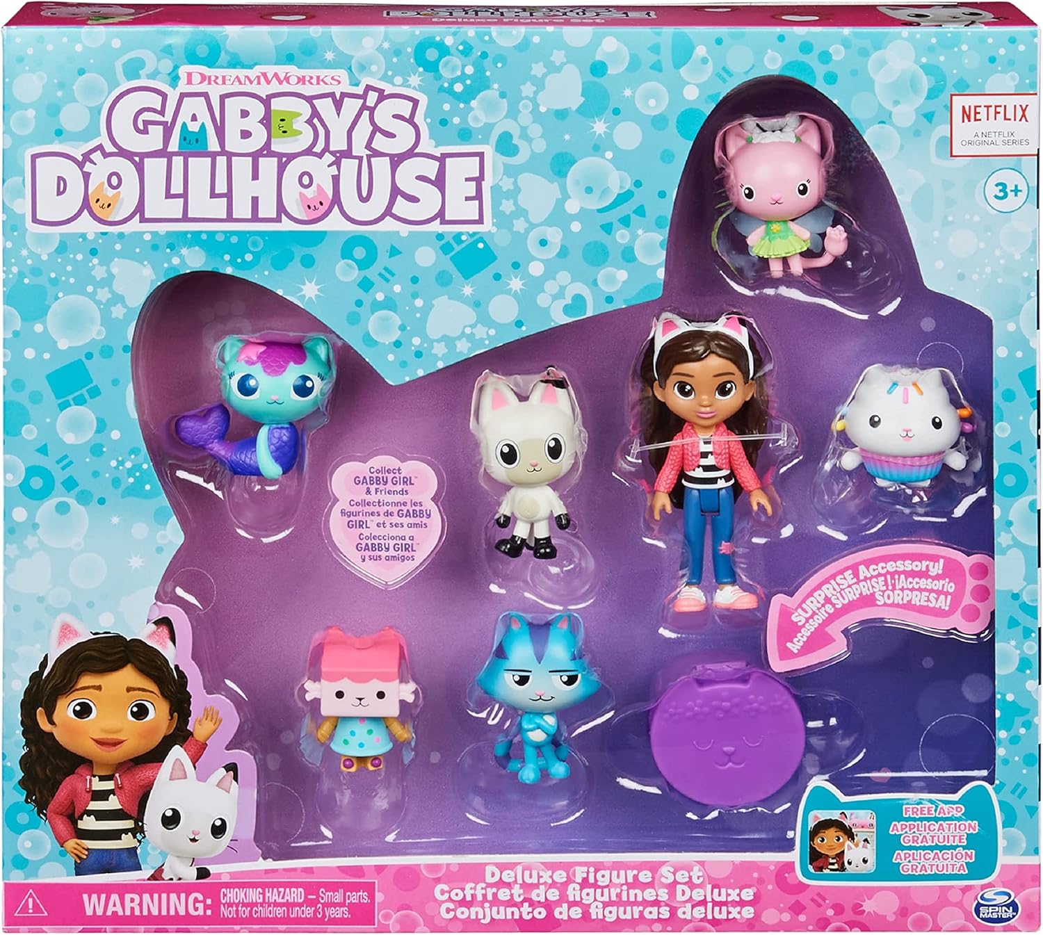Detalle de Gabby’s Dollhouse Deluxe Figure Set 7 toys