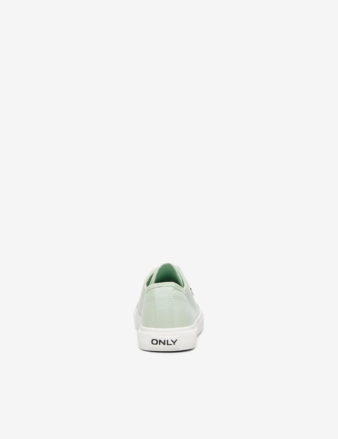 Detalle de ONLY Damen Onlnicola Canvas Sneaker Noos – Sneaker aus Canvas für Damen