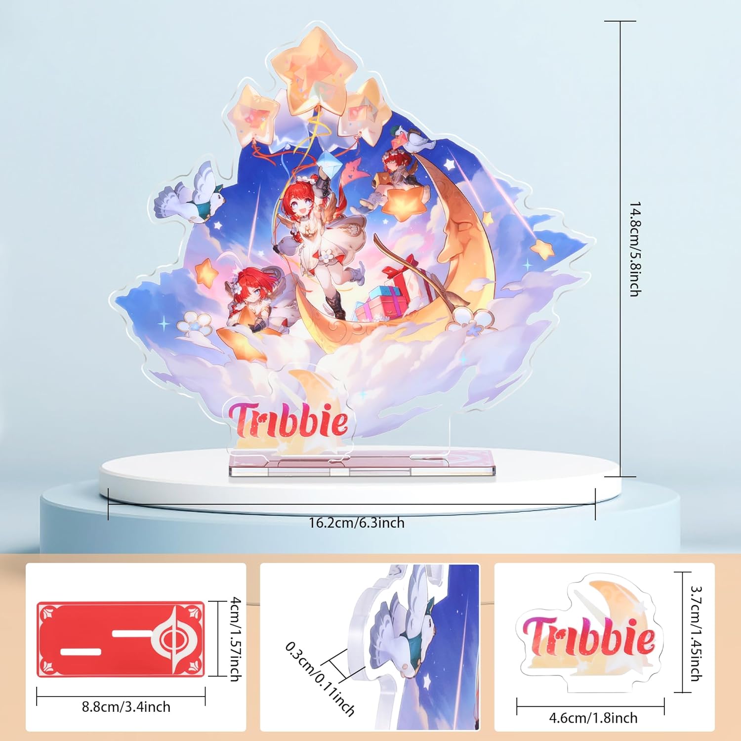 Thumbnail 1 de UTIEHD Honkai Star Rail HD Großformat-Displayständer aus Acryl für Tribbie (Premium)