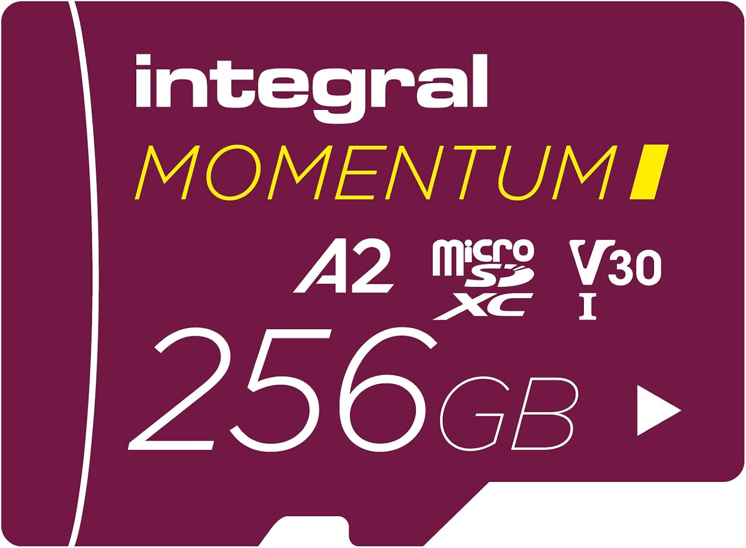 Detalle de Integral Momentum – karta microSDXC 256 GB, V30, U3, A2, do 210 MB/s
