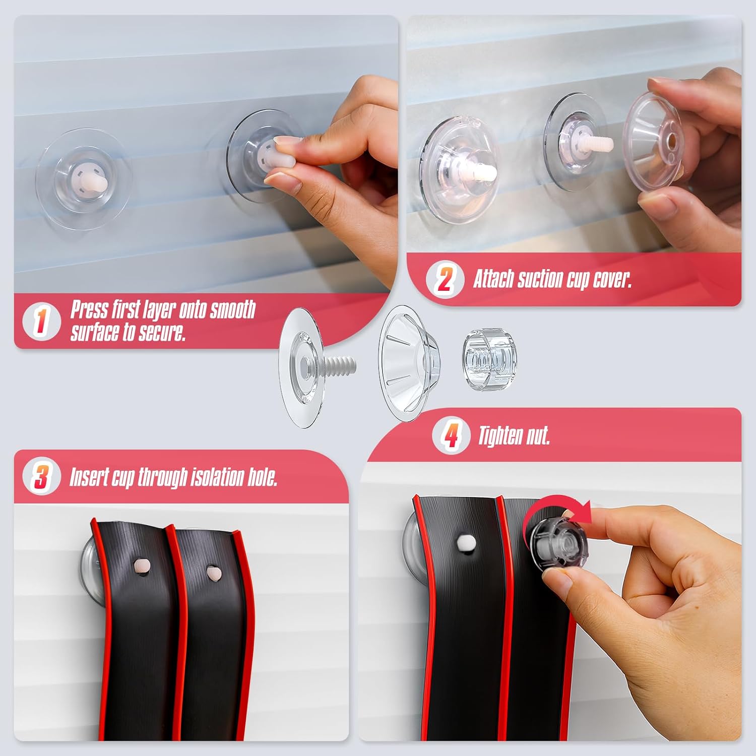 Thumbnail 6 de Hot Bee 14.7ft flexible race track for 1:64 diecast cars (dual-lane, suction cups, portable wall ramps)