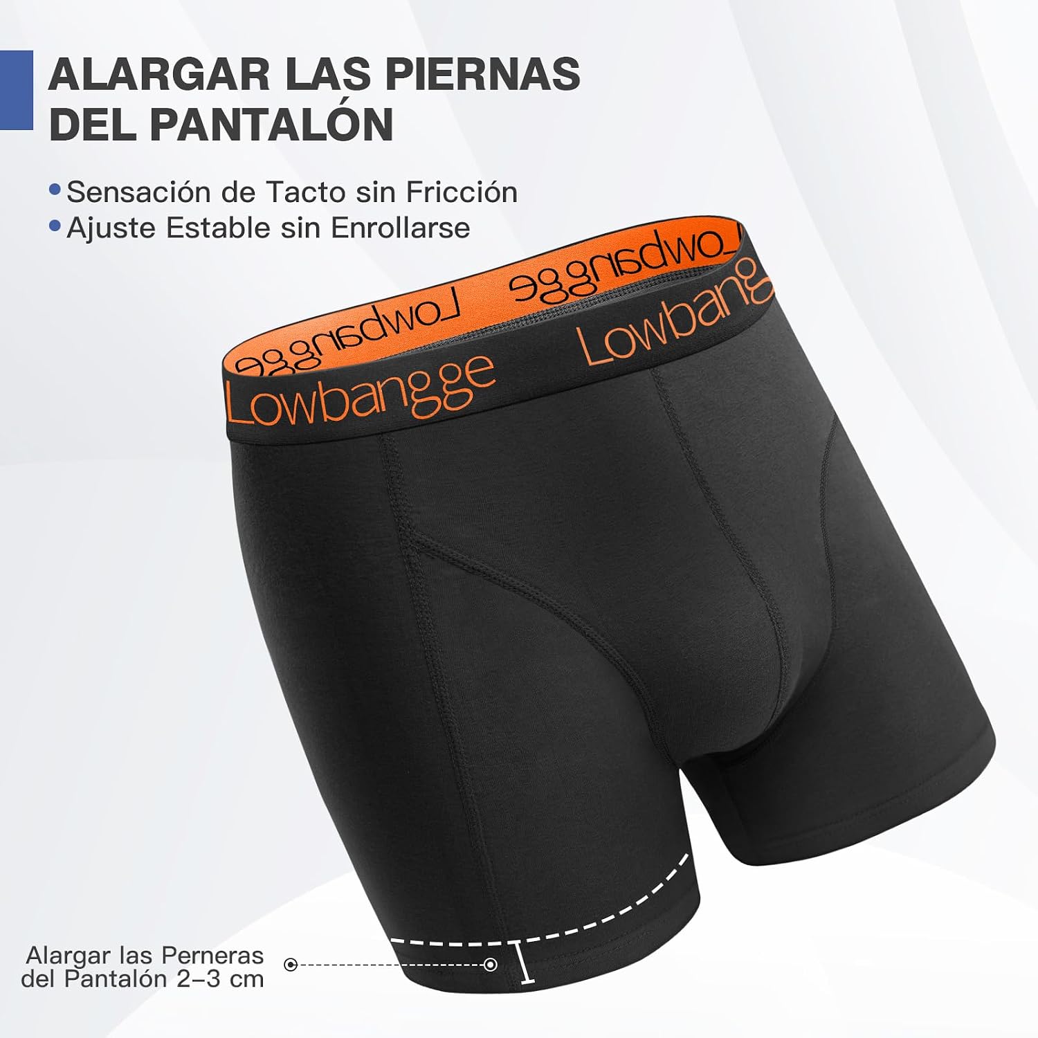 Detalle 2 de Lowbangge Calzoncillos Boxer pack 9, algodón 95%