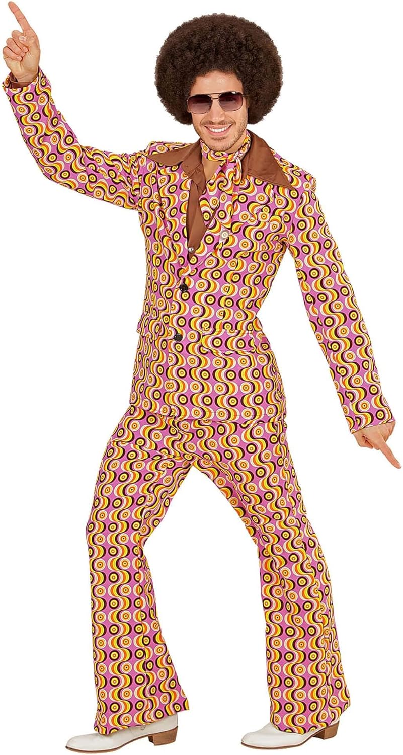 Thumbnail 5 de W WIDMANN MILANO Party Fashion 70er-Jahre-Kostüm-Set (Jackett & Hose) im Bubble-Muster, Größe S