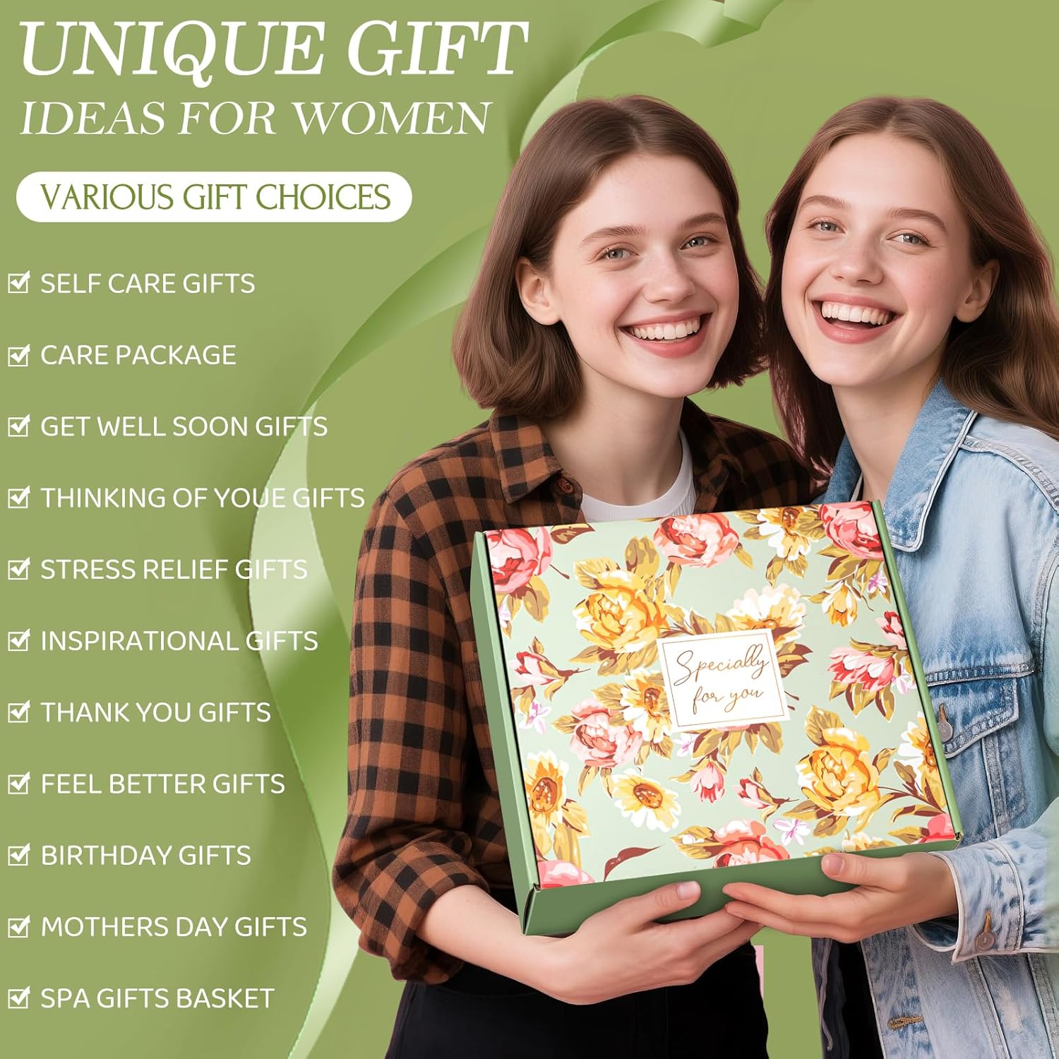 Thumbnail 2 de Birthday Gift Basket for Women 10pcs