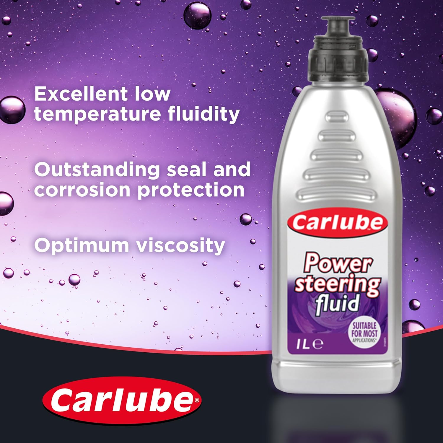 Detalle de Liquide de direction assistée Carlube, 1 L
