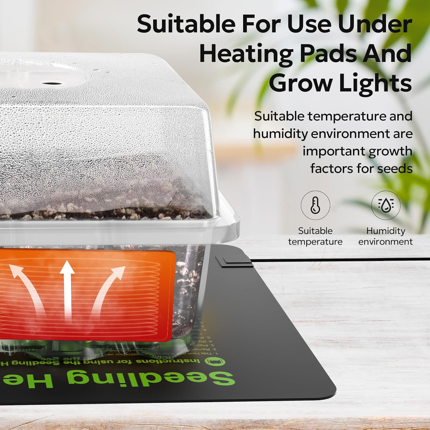 Thumbnail 1 de MIXC Seed Starter Tray, 120-Cell