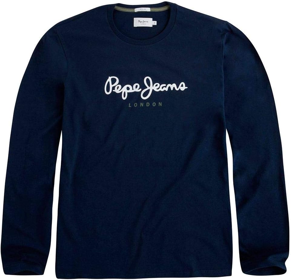 Detalle de Pepe Jeans Eggo Long N Camiseta para Hombre