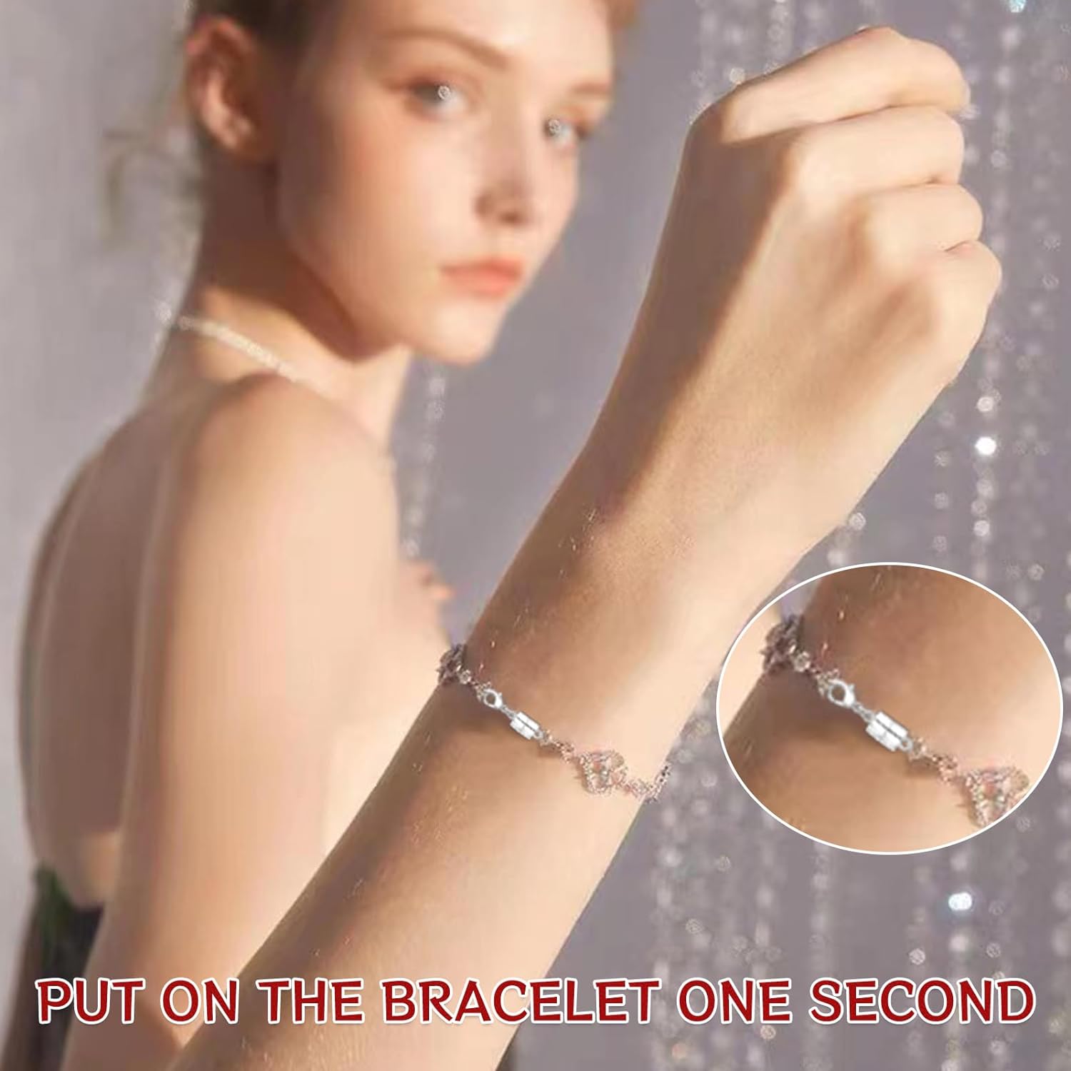 Detalle 2 de Qulltk Big-Dan-3J3Y Magnetic Necklace Clasps, Brass, 3 Gold & 3 Silver