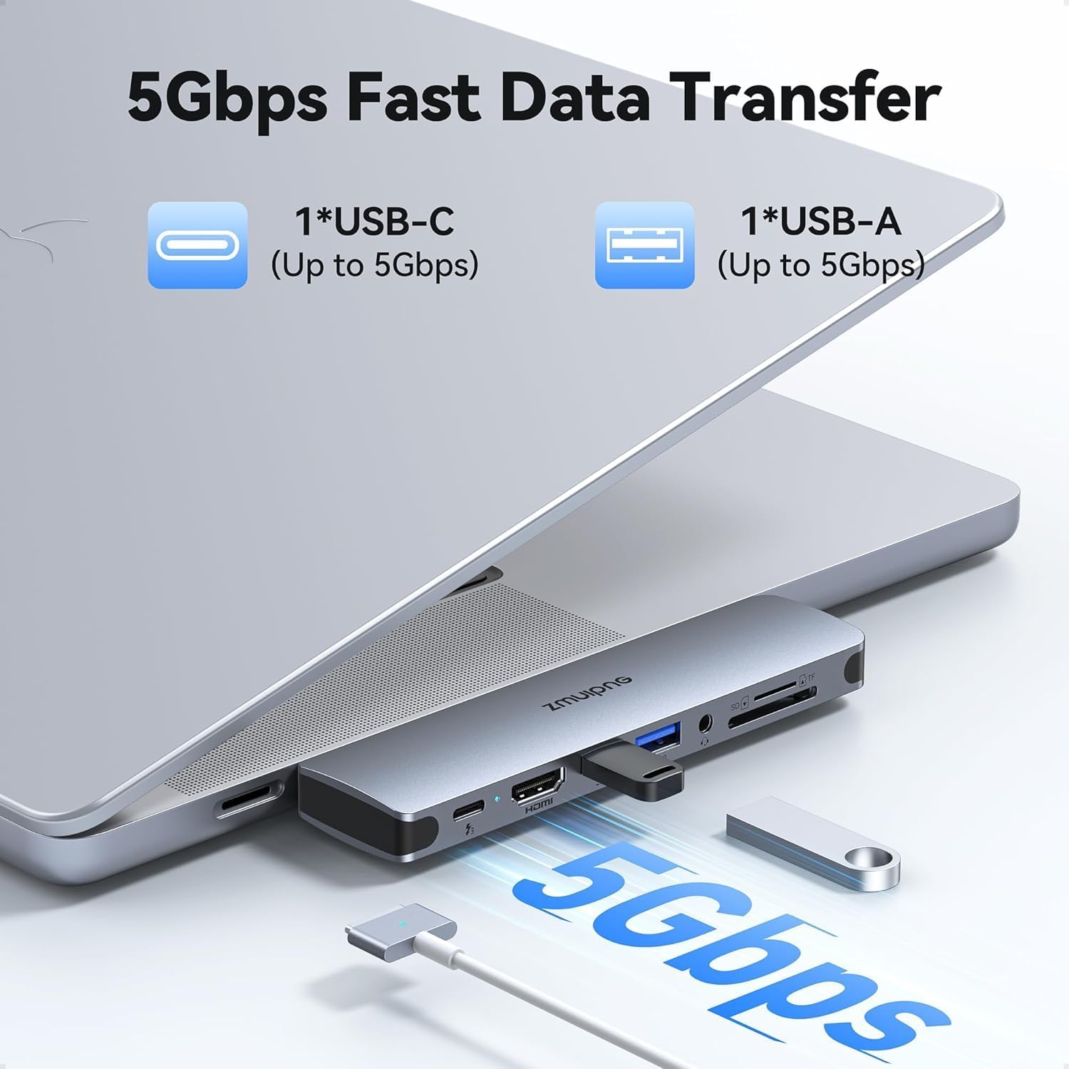 Thumbnail 5 de USB C Adapter 8‑in‑2 for MacBook Pro 4K HDMI