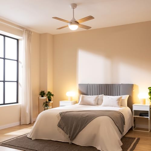Detalle de Cecotec Ventilateur de Plafond Aero 4250 DC Fresh - 42" avec LED, Télécommande et Minuterie