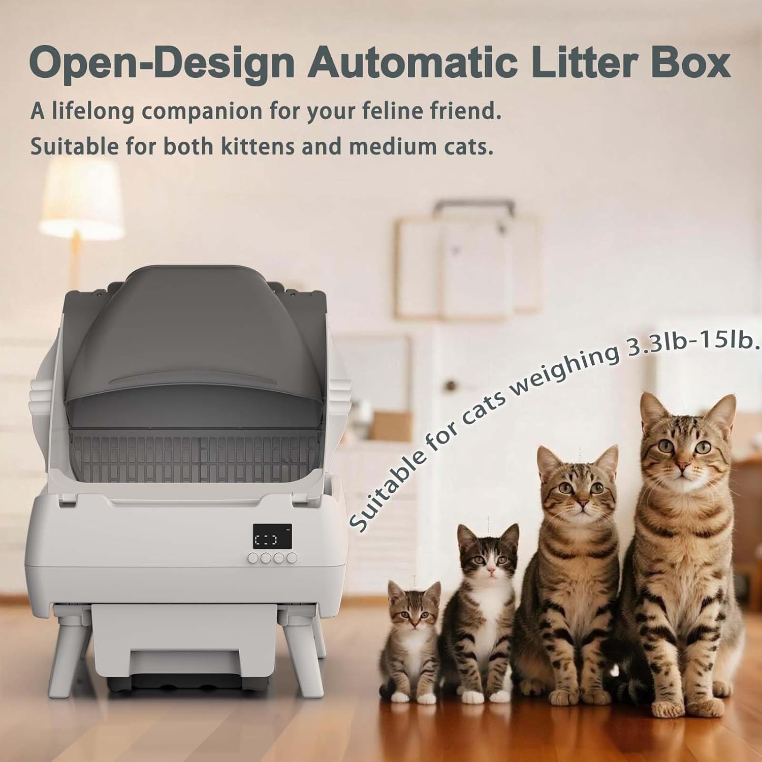 Detalle 2 de Automatic Cat Litter Box Self Cleaning