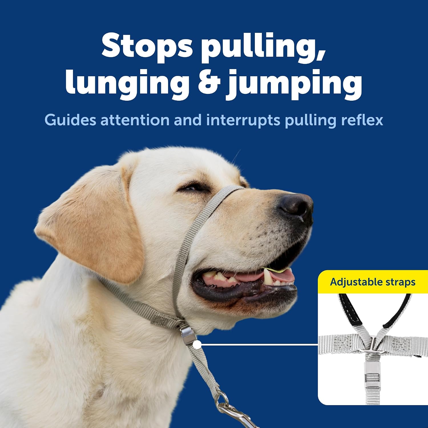 Detalle de PetSafe ジェントルリーダー GL-Q-HC-S-BLK 犬用ヘッドカラー クイックリリース S ブラック