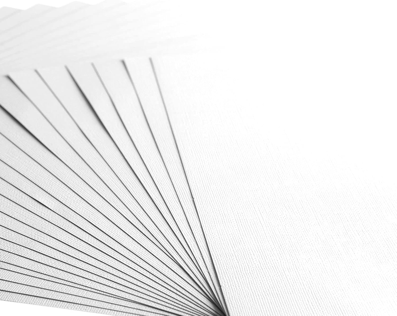 Thumbnail 3 de Cartoncino Florence Testurizzata — 20 fogli, 30,5 x 30,5 cm, Bianco, 216 gsm