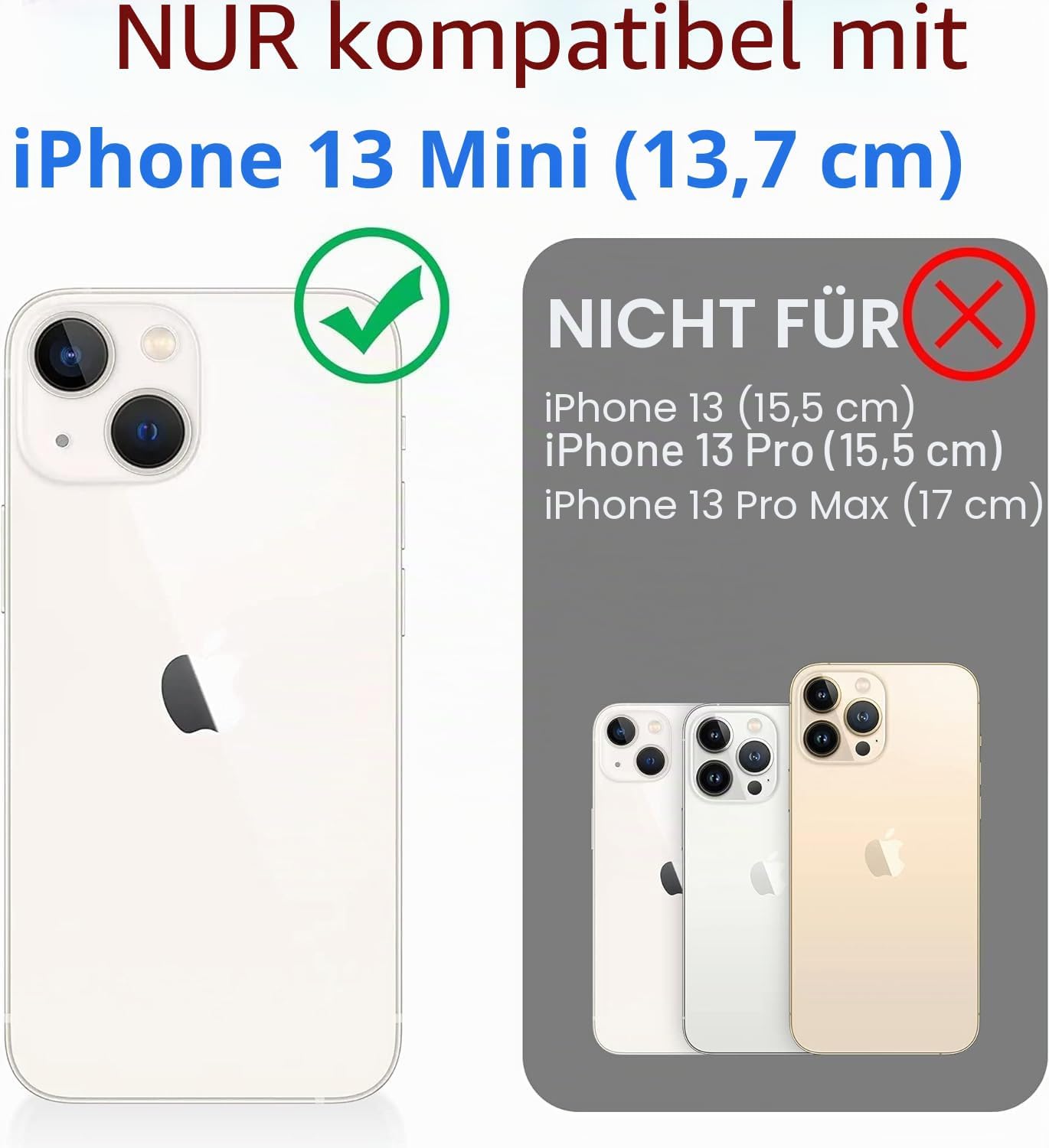 Detalle 2 de SPORTLINK Hülle für iPhone 13 Mini – 360° Schutz, IP68 Wasserdicht, Kameraschutz & Displayschutz