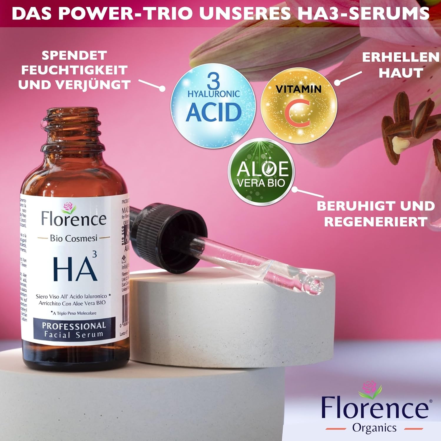 Detalle de Bio Hyaluron Serum 60 ml — Anti-Aging Gesichtsserum