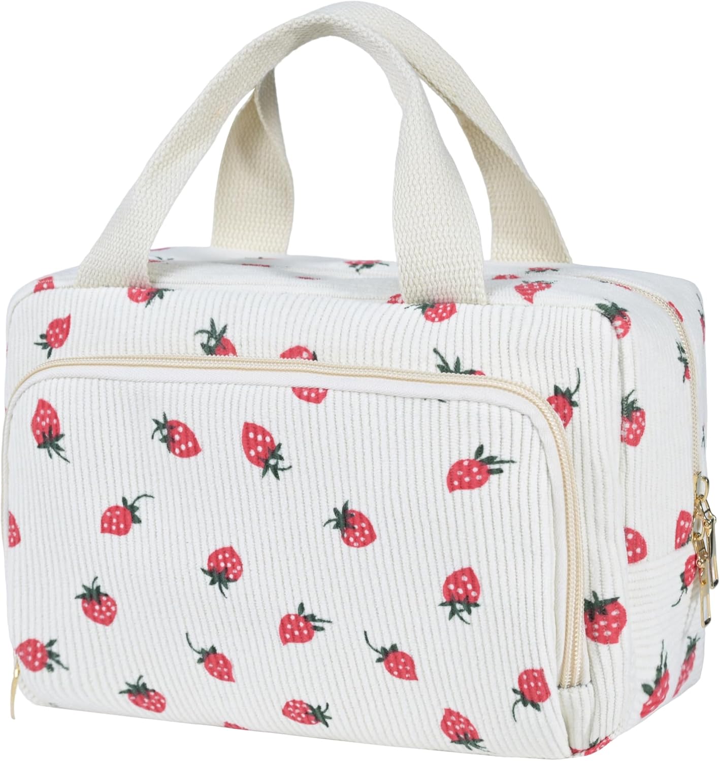 Thumbnail 5 de Funtlend Kulturtasche Damen Cord Kosmetik Tasche Reise