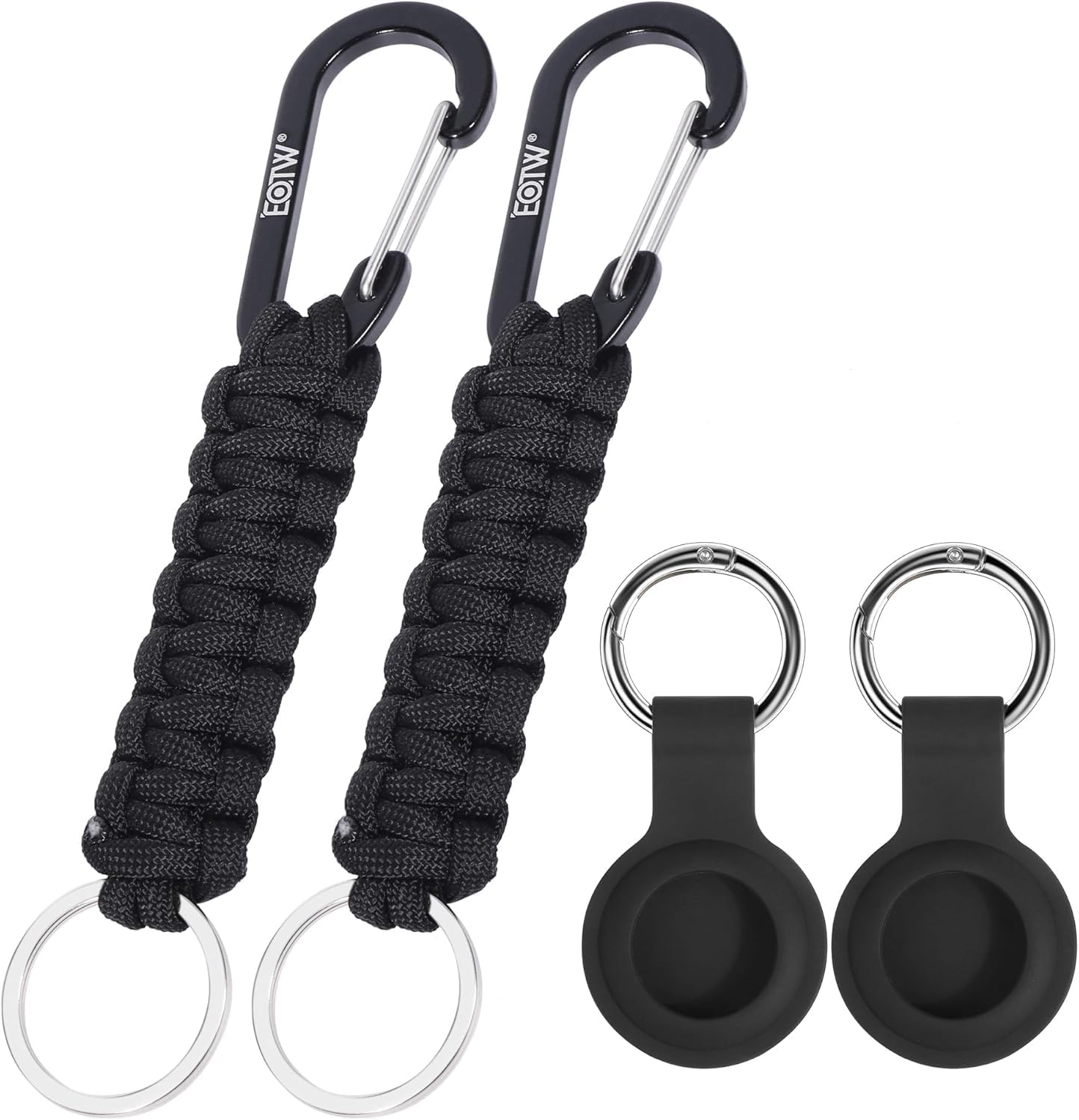 Detalle de EOTW Paracord Schlüsselanhänger mit Karabiner 6,1 Zoll