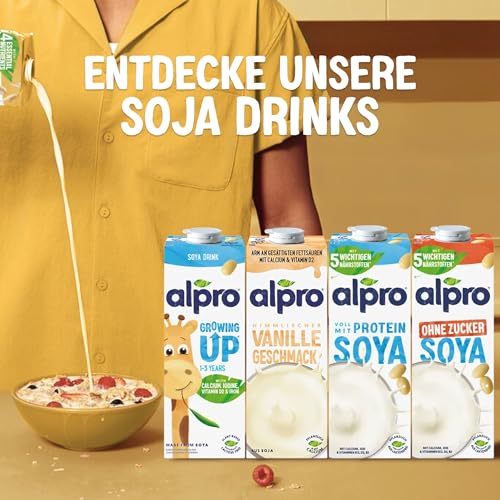 Thumbnail 9 de Alpro Sojadrink Vanille – veganer Vanille-Genuss in 8 x 1 L