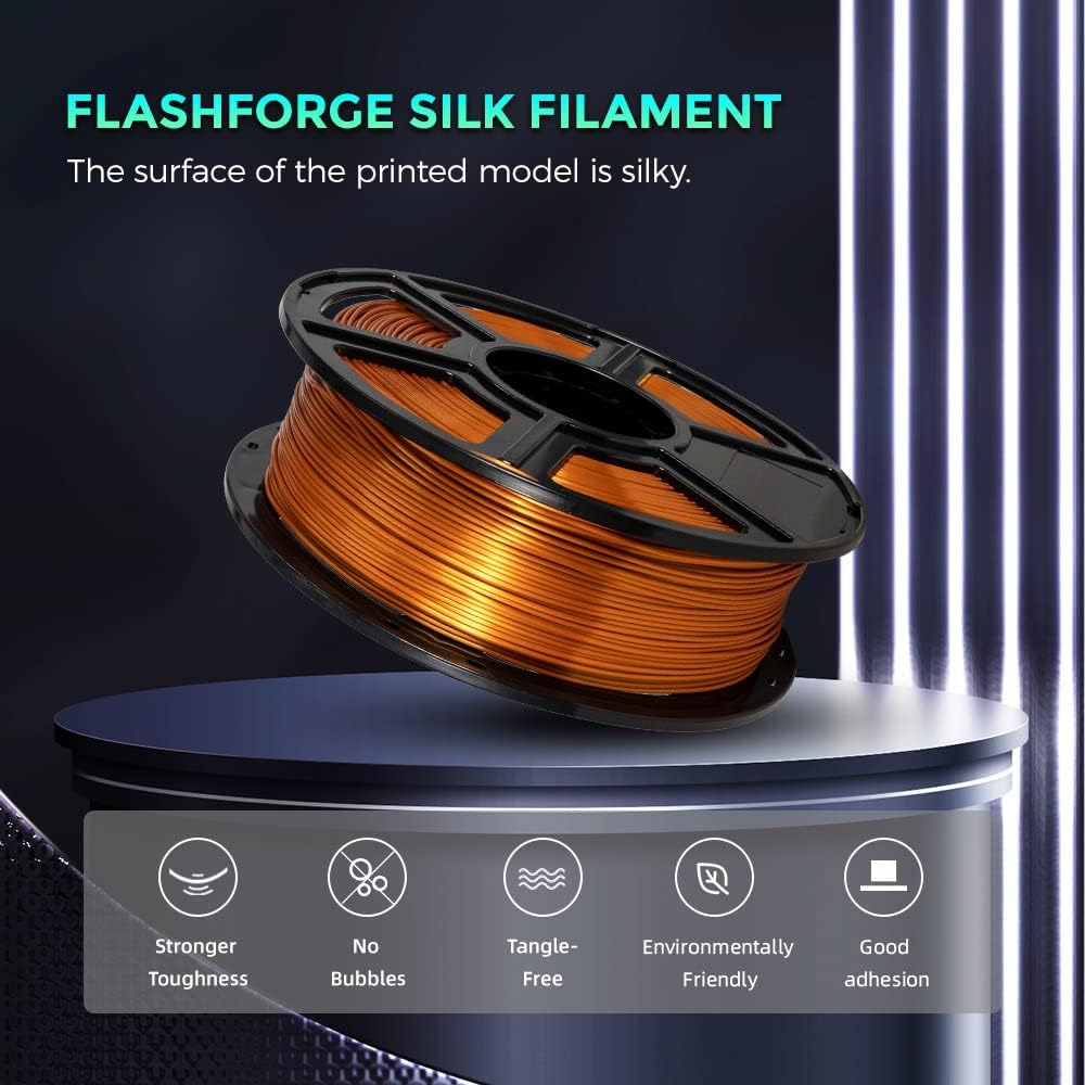 Detalle 2 de FLASHFORGE Silk Bi-Color PLA 1.75mm