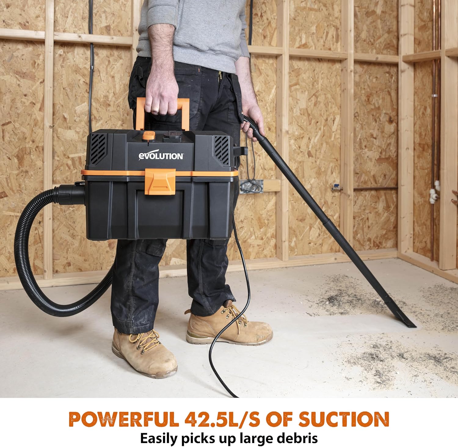 Thumbnail 5 de Evolution R15VAC wet dry vacuum 80 dB