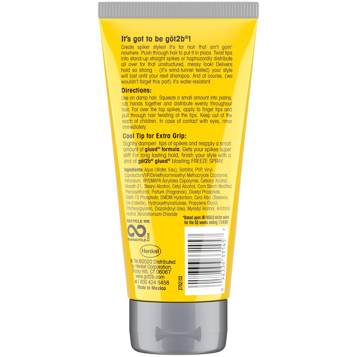 Thumbnail 5 de Got2B MELARQT Glued Styling Spiking Hair Gel, Water-Resistant Hold
