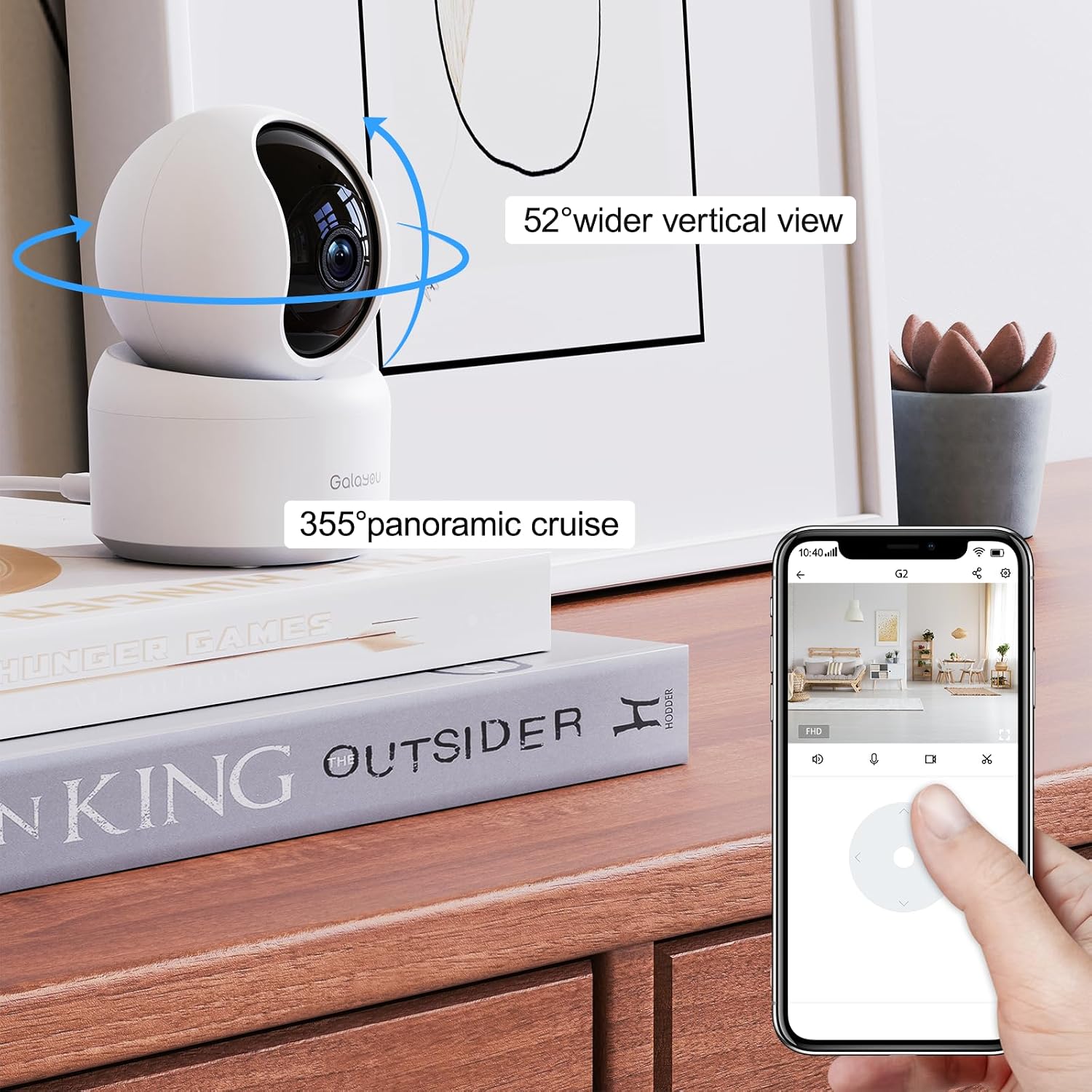 Thumbnail 4 de GALAYOU G2 2K Pet Camera with 360° tracking