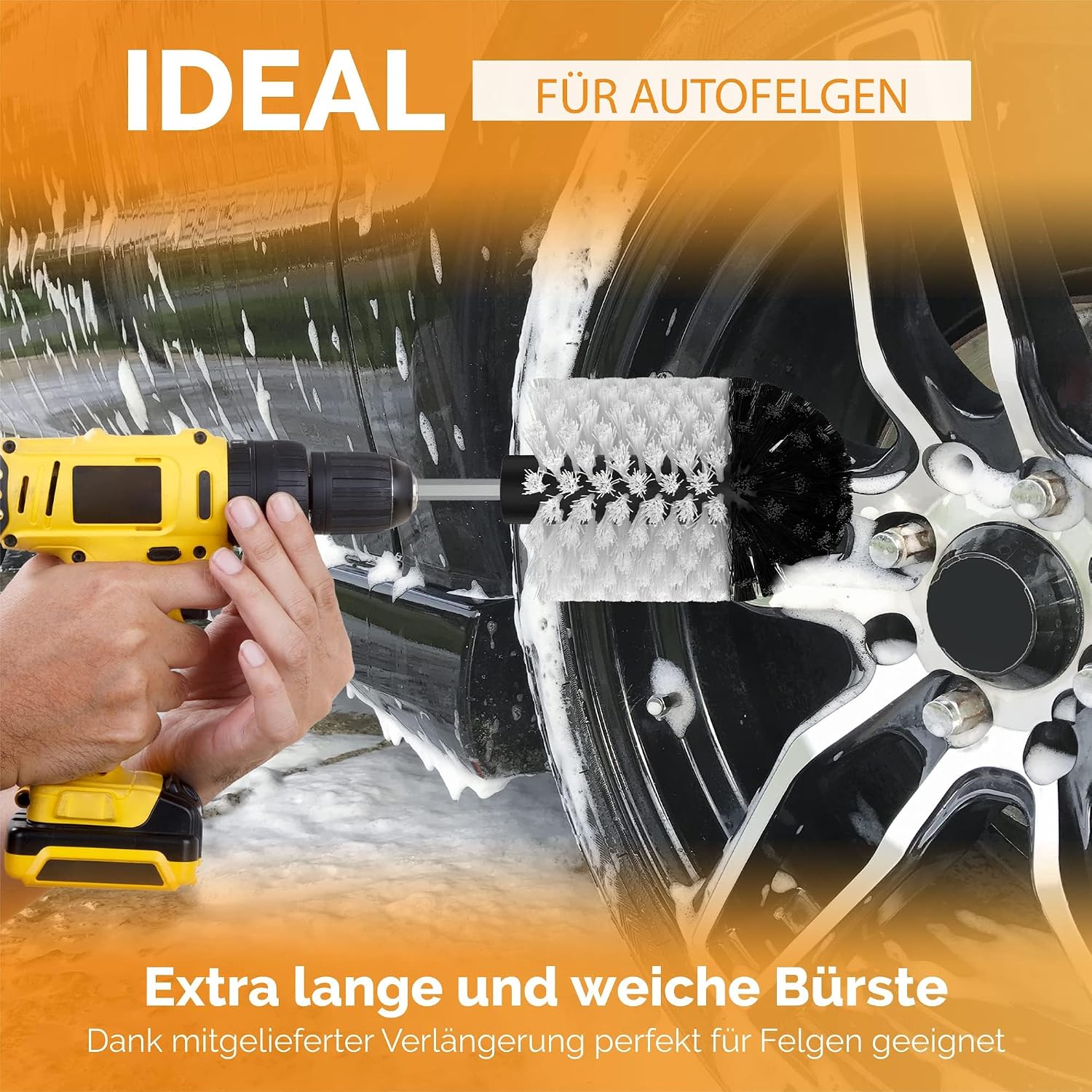 Detalle de Bürstenaufsatz Akkuschrauber 9er Set