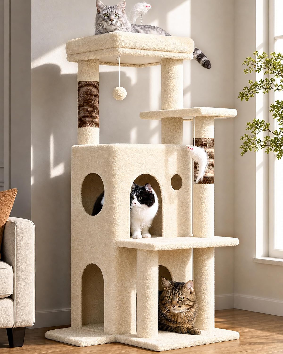 Detalle de Globlazer Cat Tree, 50-inch
